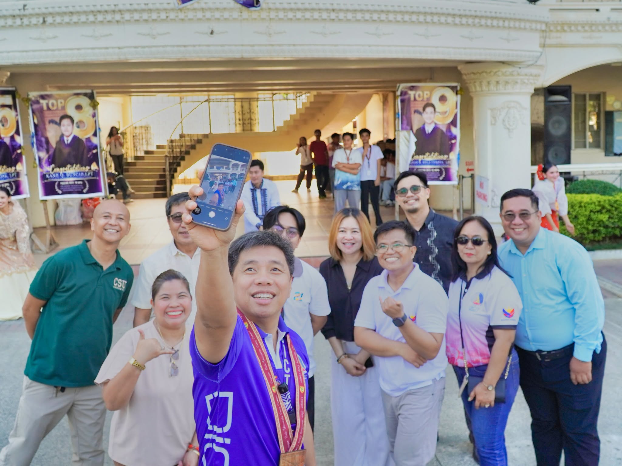 DICT SECRETARY AGUDA LEADS FREE PUBLIC INTERNET ACCESS PROGRAM VISIT TO CSU  photo 3